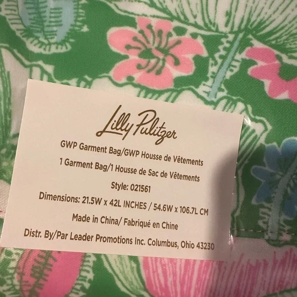 💚Lilly Pulitzer Garment Bag💚 - Picture 4 of 4